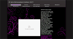 Desktop Screenshot of infinite-dance.de