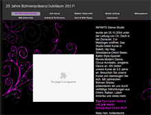 Tablet Screenshot of infinite-dance.de